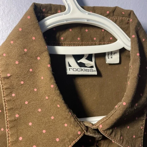 Girls Large Roper Western Button Up - Picture 3 of 4